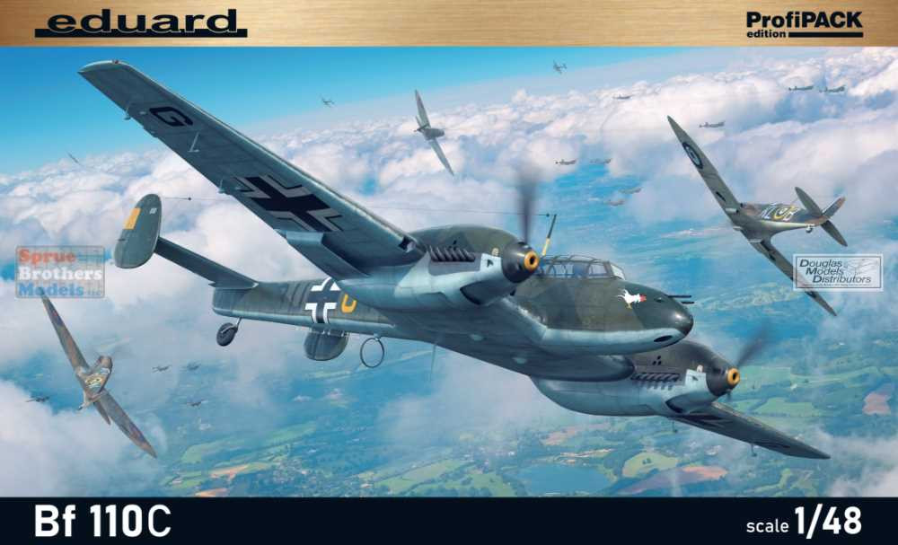 EDU08209 1:48 Eduard Messerschmitt Bf 110C ProfiPack - Sprue