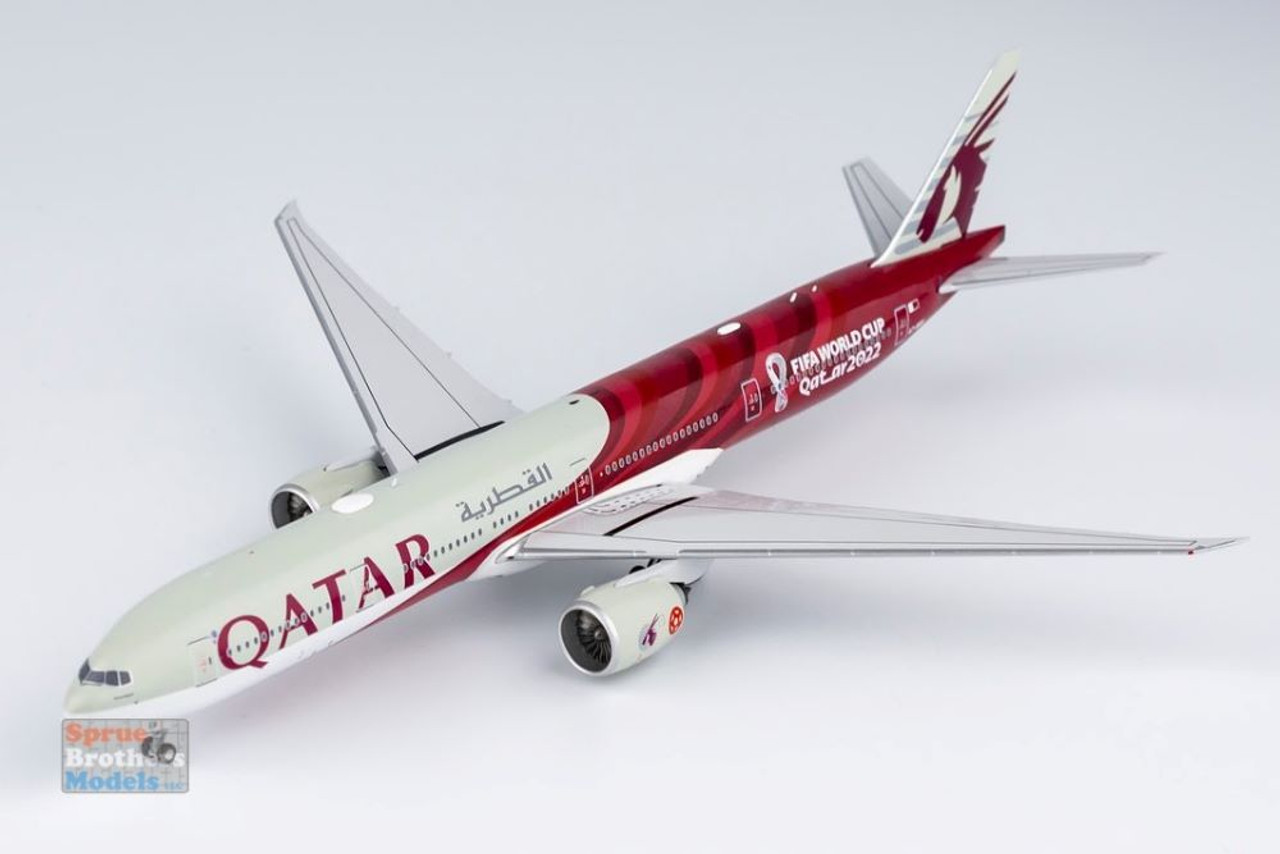 NGM73028 1:400 NG Model Qatar Airways B777-300ER Reg #A7-BEB 'FIFA World  Cup Qatar 2022' (pre-painted/pre-built)