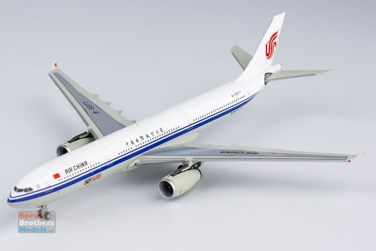 NGM62047 1:400 NG Model Air China Airbus A330-300 Reg #B-5977 '50th A330  for Air China' (pre-painted/pre-built)