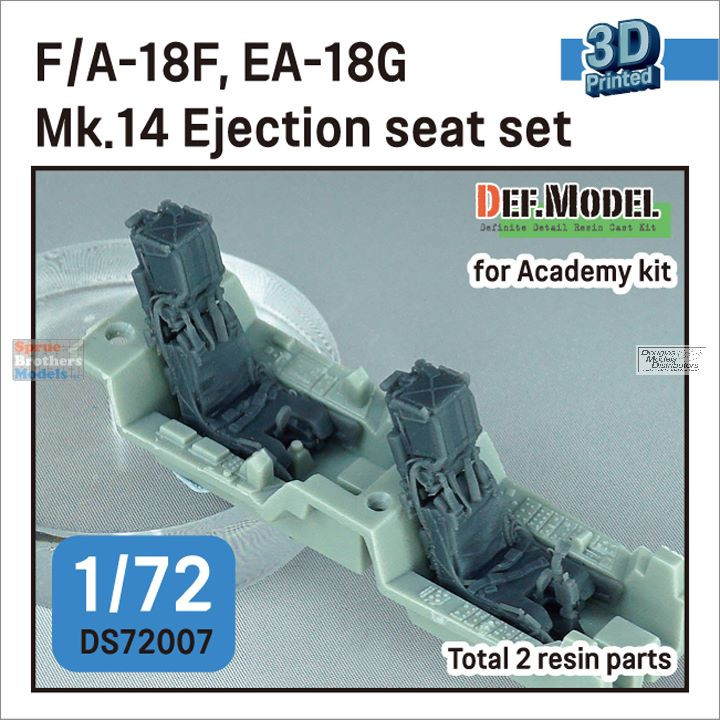 DEFDS72007 1:72 DEF Model F-18F Super Hornet EA-18G Growler Mk.14