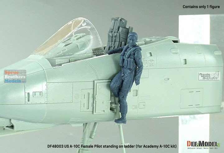 DEFDF48003 1:48 DEF Model Figure - US A-10C Thunderbolt II Female