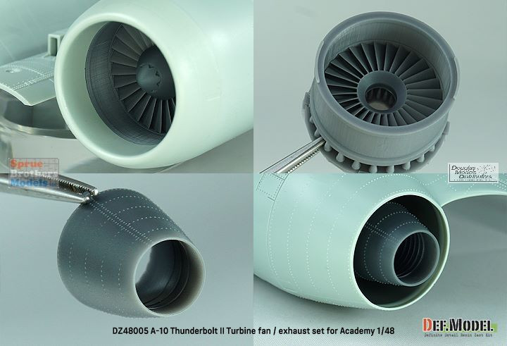 DEFDZ48005 1:48 DEF Model A-10 Thundebolt II Turbine Fan/Exhaust