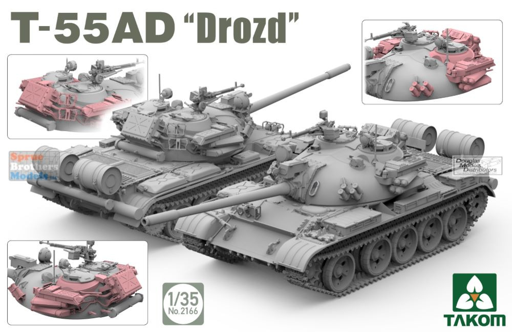 TAK02166 1:35 Takom T-55AD Drozd - Sprue Brothers Models LLC