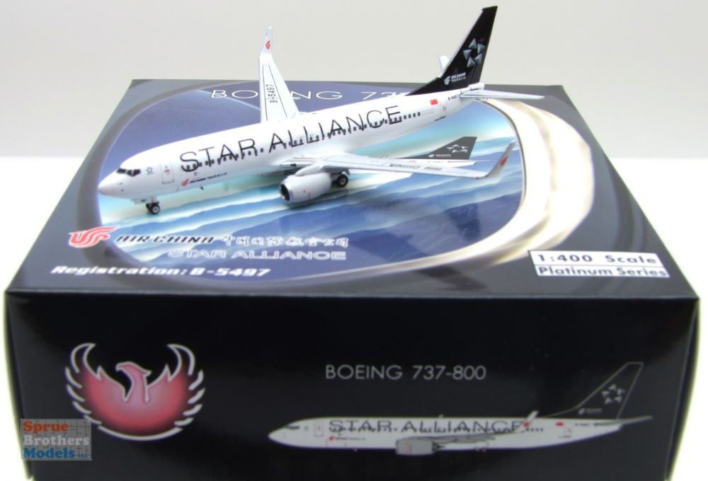 PHX11791 1:400 Phoenix Model Air China B737-800(W) Reg #B-5497