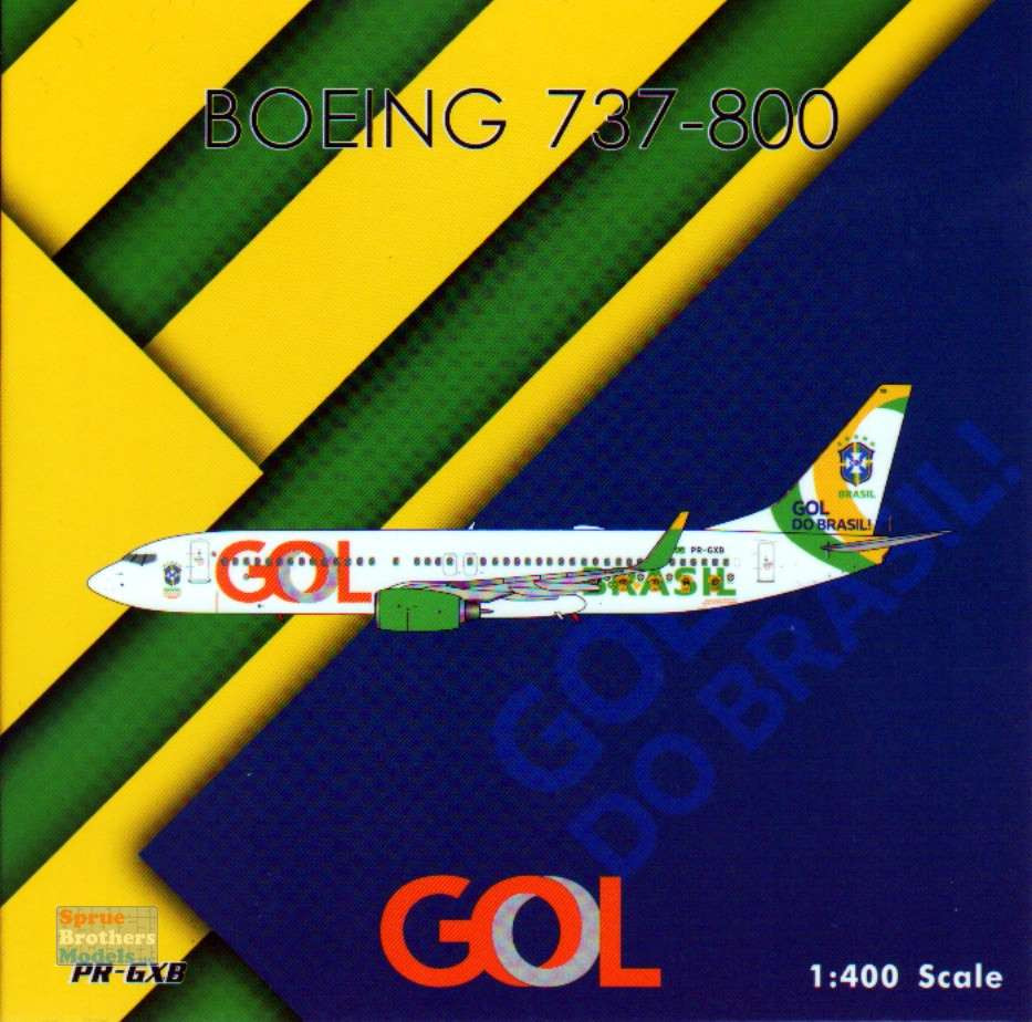 PHX04500 1:400 Phoenix Model GOL B737-800(W) Reg #PR-GXB 'Gol Do
