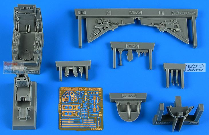 AR,SAR セット ARS4885 1:48 Aires AV-8A AV-8S Harrier VA.1 Matador Cockpit Set