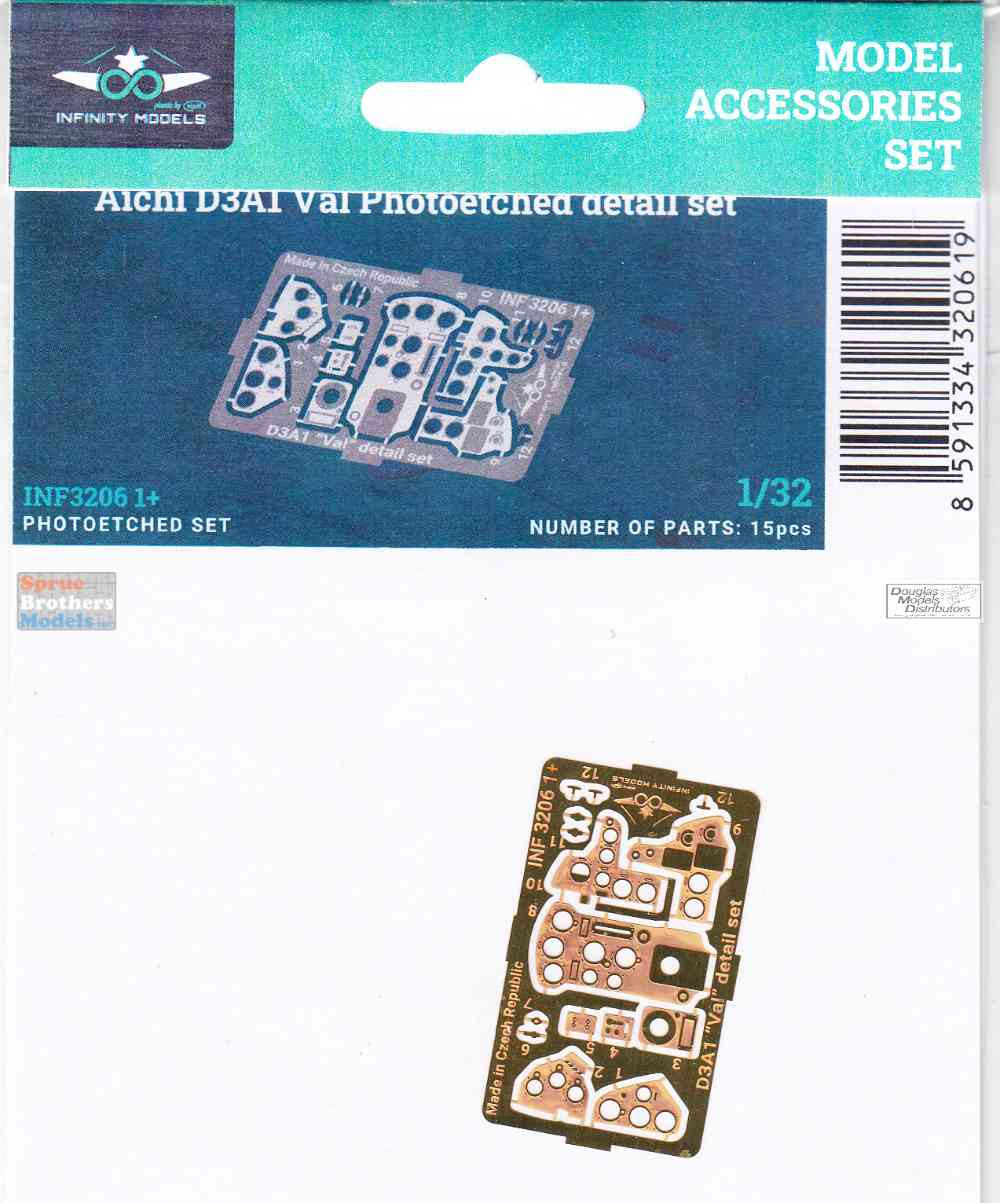 IFM3206-01 1:32 Infinity Models Aichi D3A1 Val Photoetched Detail