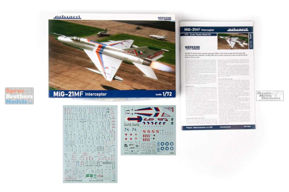 EDU07469 1:72 Eduard MiG-21MF Fishbed Weekend Edition - Sprue
