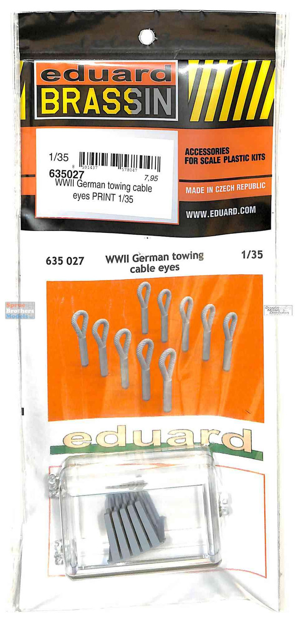 EDU635027 1:35 Eduard Brassin PRINT WW2 German Towing Cable Eyes