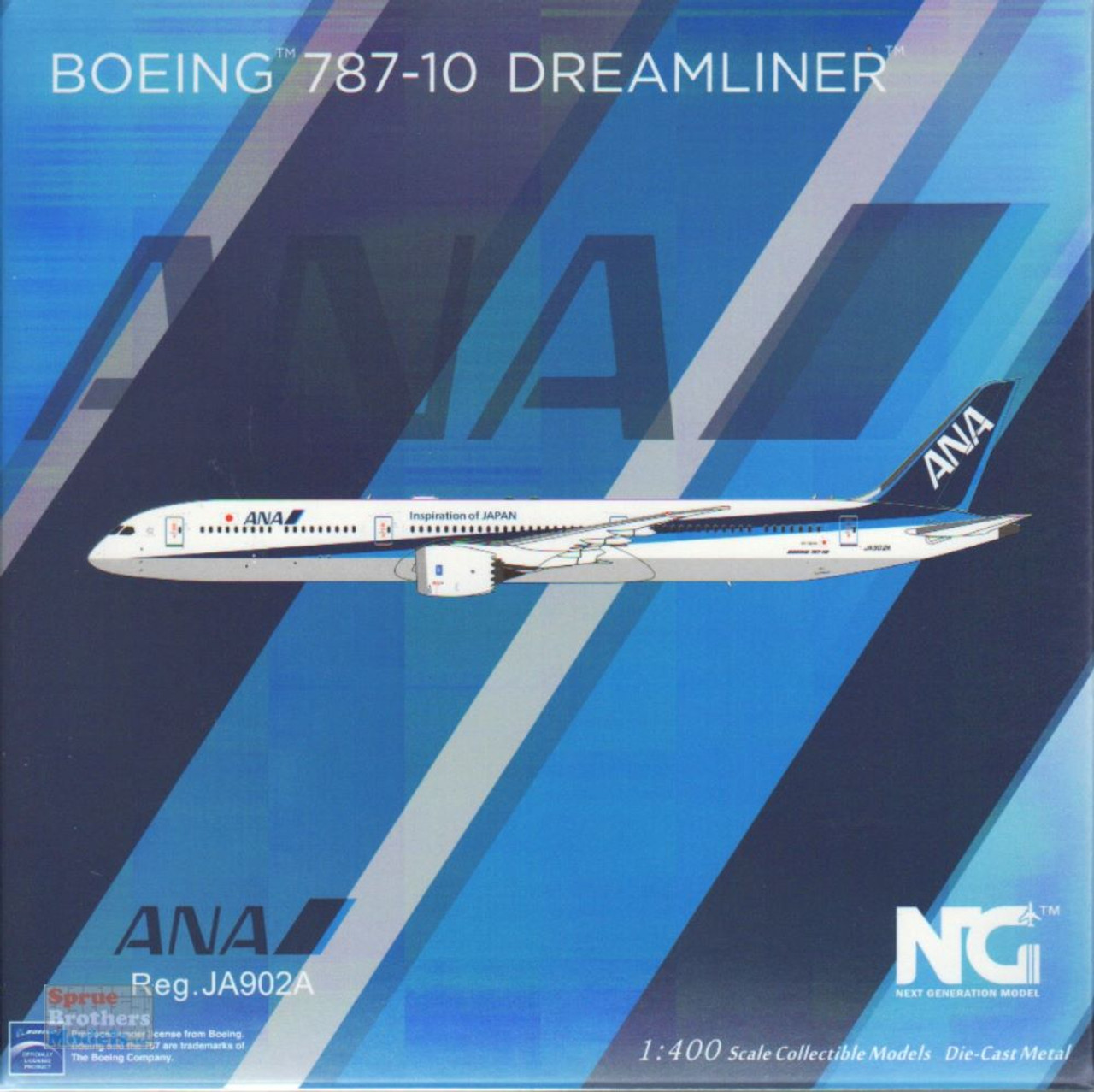 NGM56017 1:400 NG Model ANA B787-10 Reg #JA902A (pre-painted/pre-built)