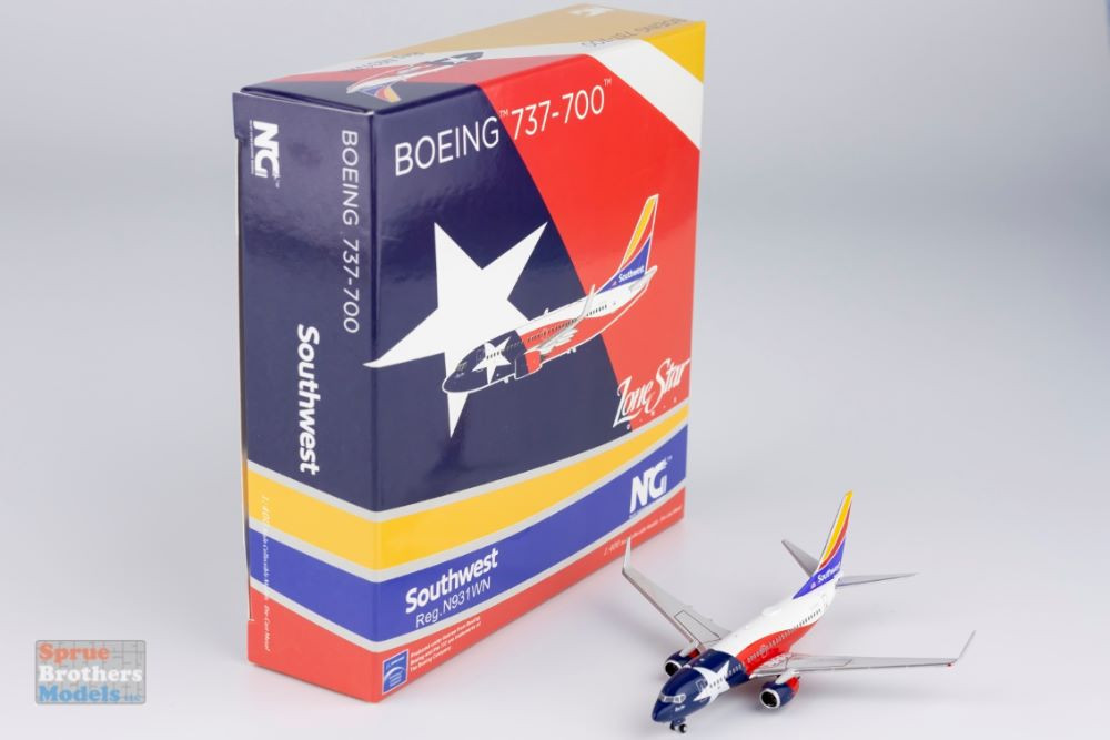 NGM77013 1:400 NG Model Southwest Airlines B737-700(W) Reg #N931WN