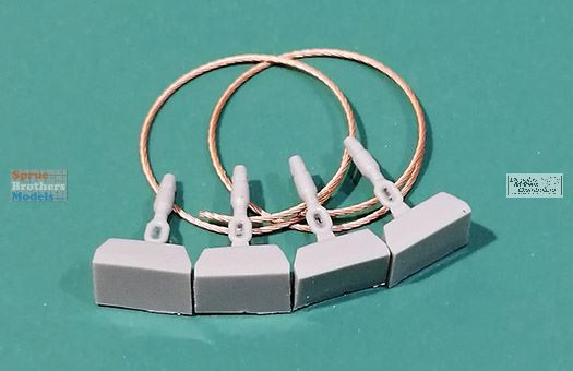 1/48 Scale Metal Towing Cable Set For M4 Sherman US Medium Tank - Eureka XXL ER-4804