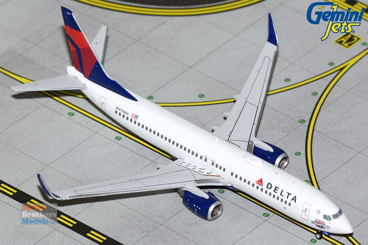 GEMGJ2101 1:400 Gemini Jets Delta Airlines B737-800 Reg #N3746H