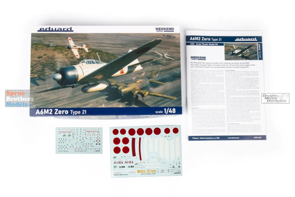 EDU84189 1:48 Eduard Weekend Edition - A6M2 Zero Type 21 - Sprue