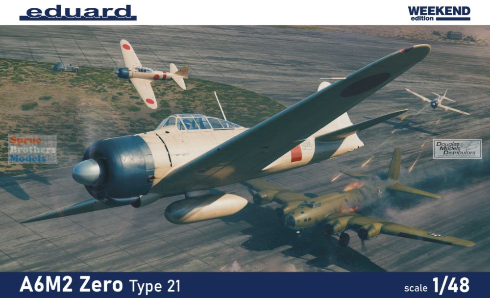 EDU84189 1:48 Eduard Weekend Edition - A6M2 Zero Type 21 - Sprue