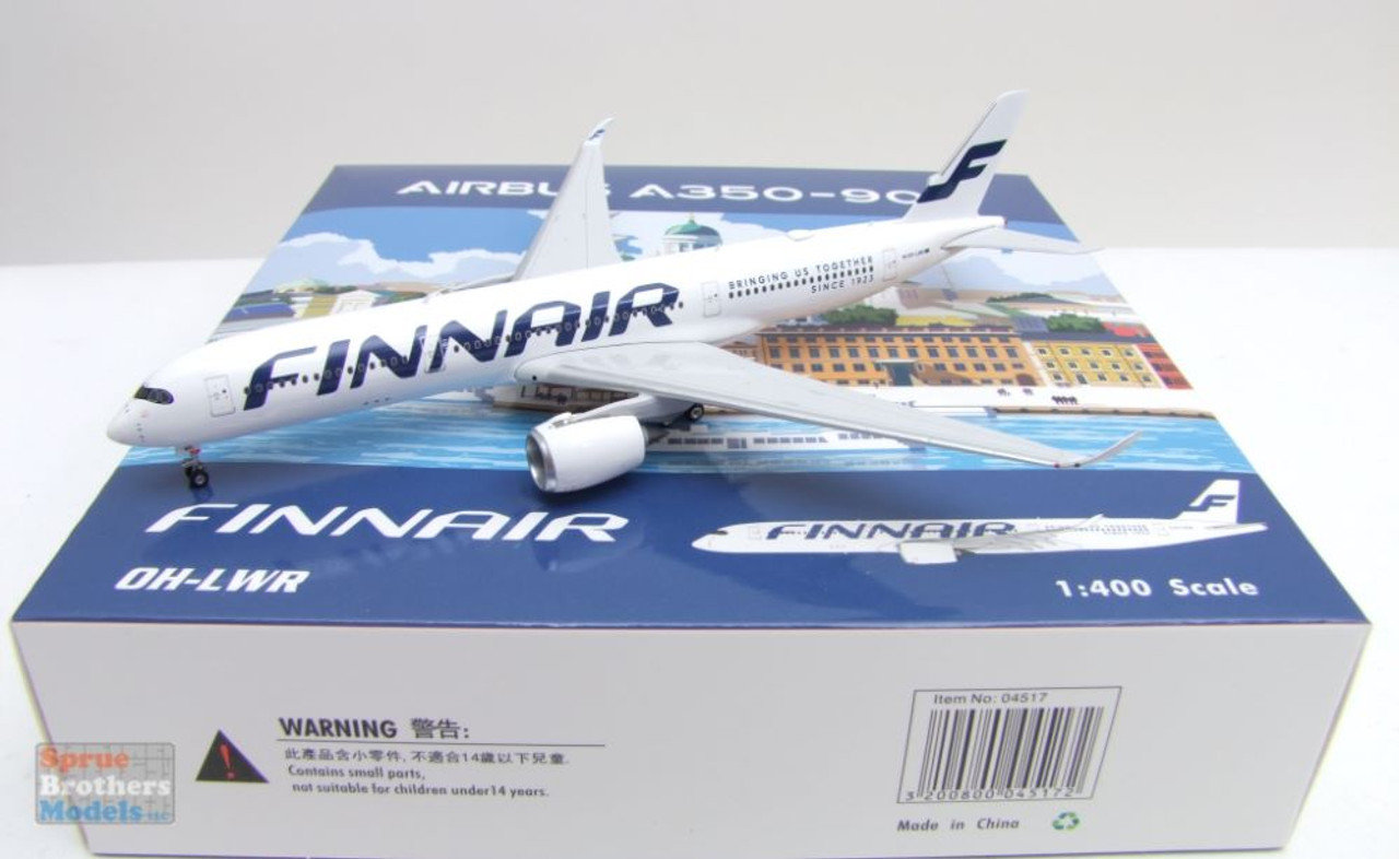 PHX04517 1:400 Phoenix Model FinnAir A350-900 Reg #OH-LWR 'Bringing Us  Together' (pre-painted/pre-built)