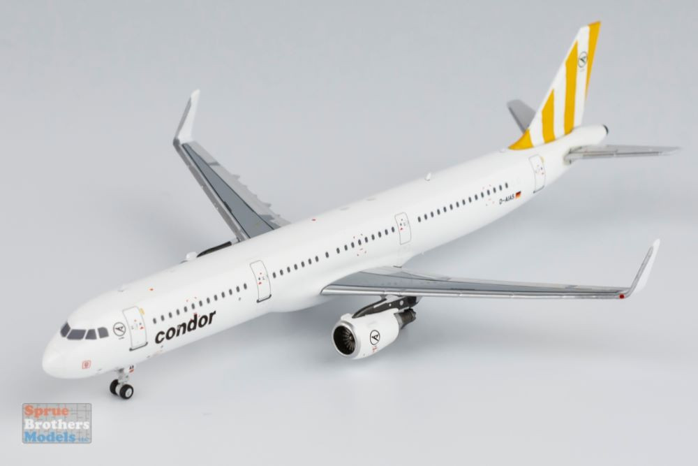 NGM13079 1:400 NG Model Condor Airbus A321 Reg #D-AIAS Yellow Tail