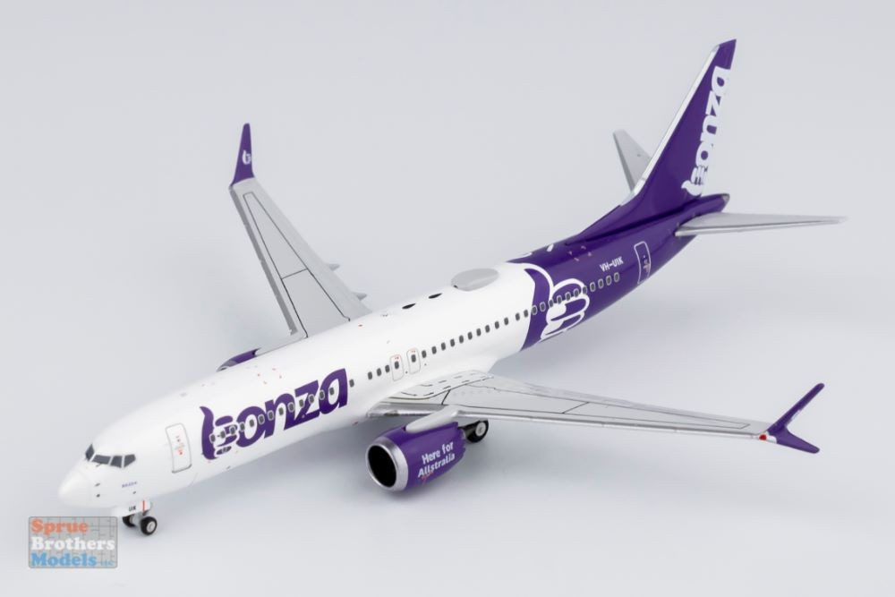 NGM88008 1:400 NG Model Bonza Airlines B737 Max8 Reg #VH-UIK (pre