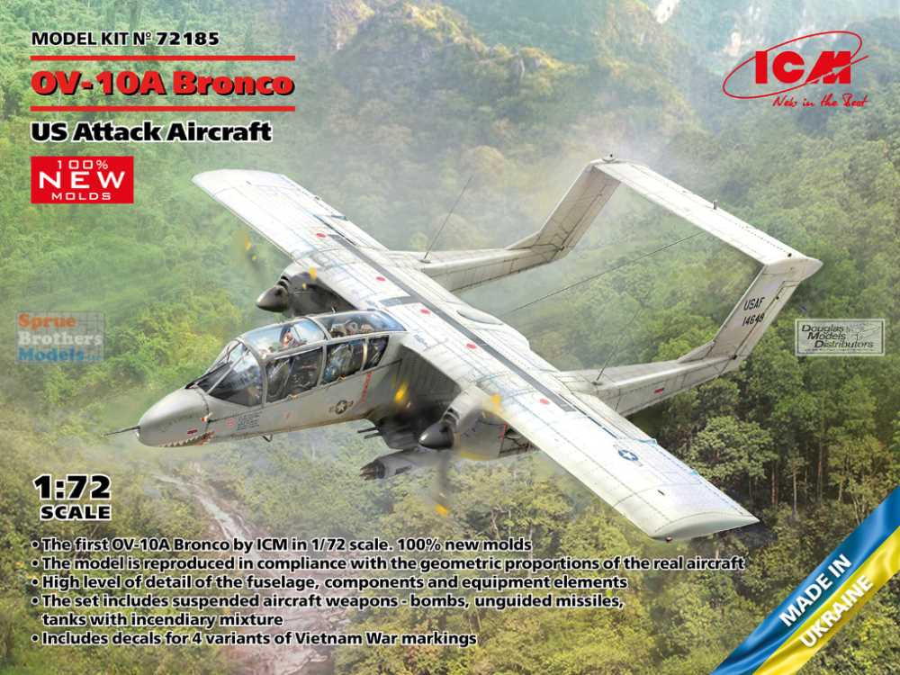 愛馬コレクションシリーズ Part1★10体セット ツクダオリジナル製 ICM72185 1:72 ICM OV-10A Bronco - Sprue Brothers Models LLC