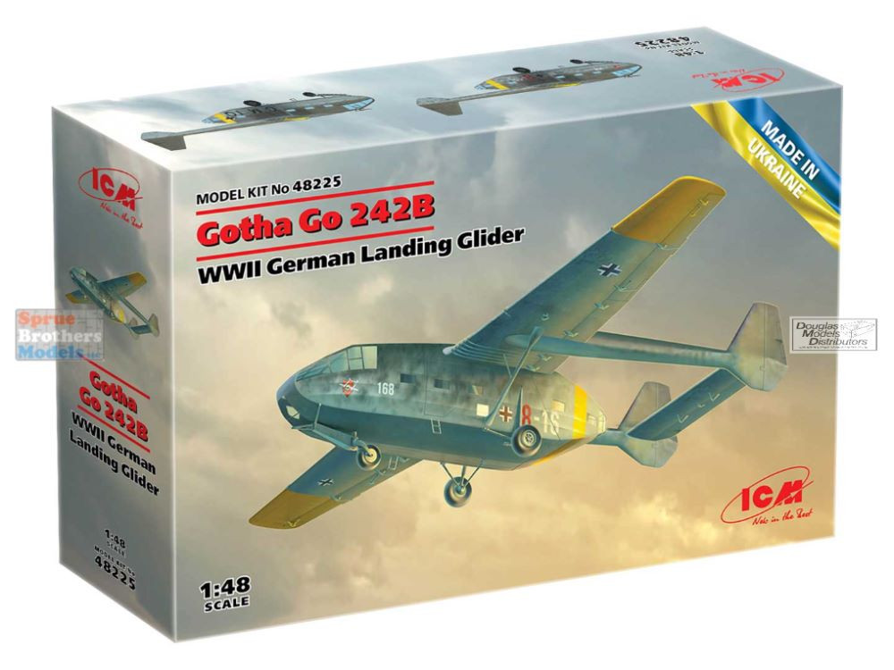 ICM48225 1:48 ICM Gotha Go242B WW2 German Landing Glider - Sprue