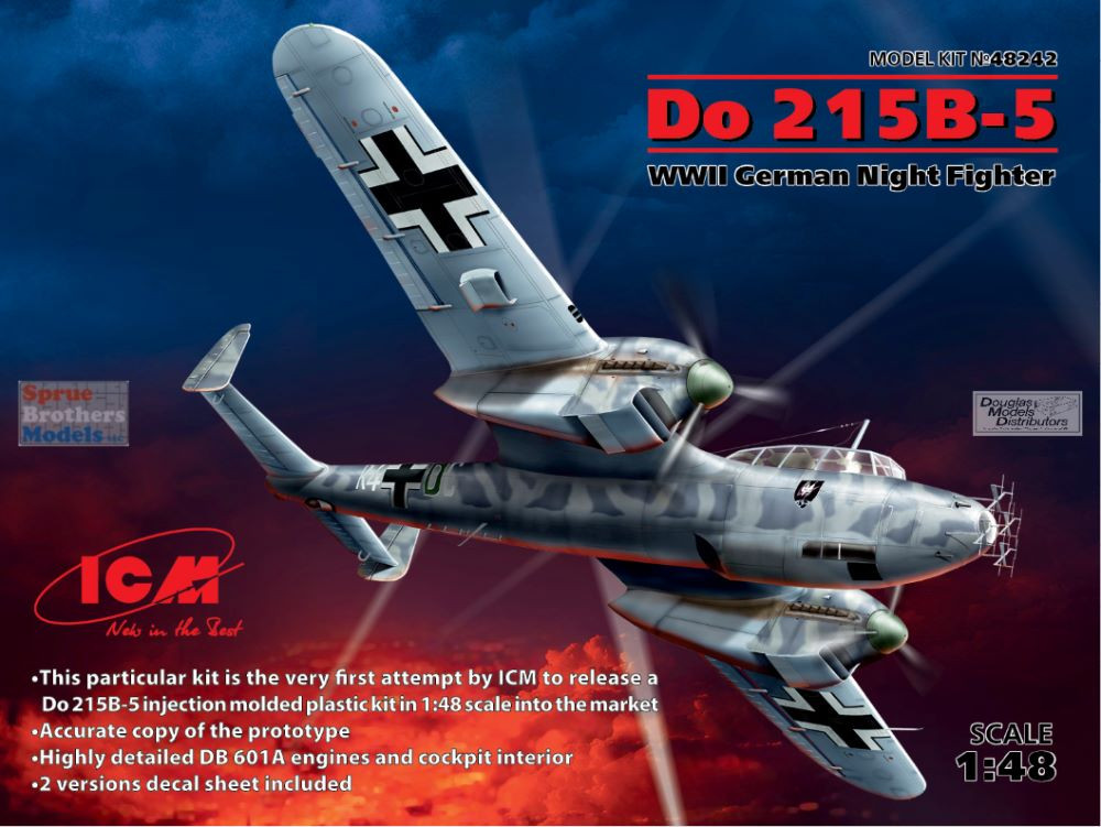 ICM48242 1:48 ICM Do215B-5 WW2 German Night Fighter - Sprue