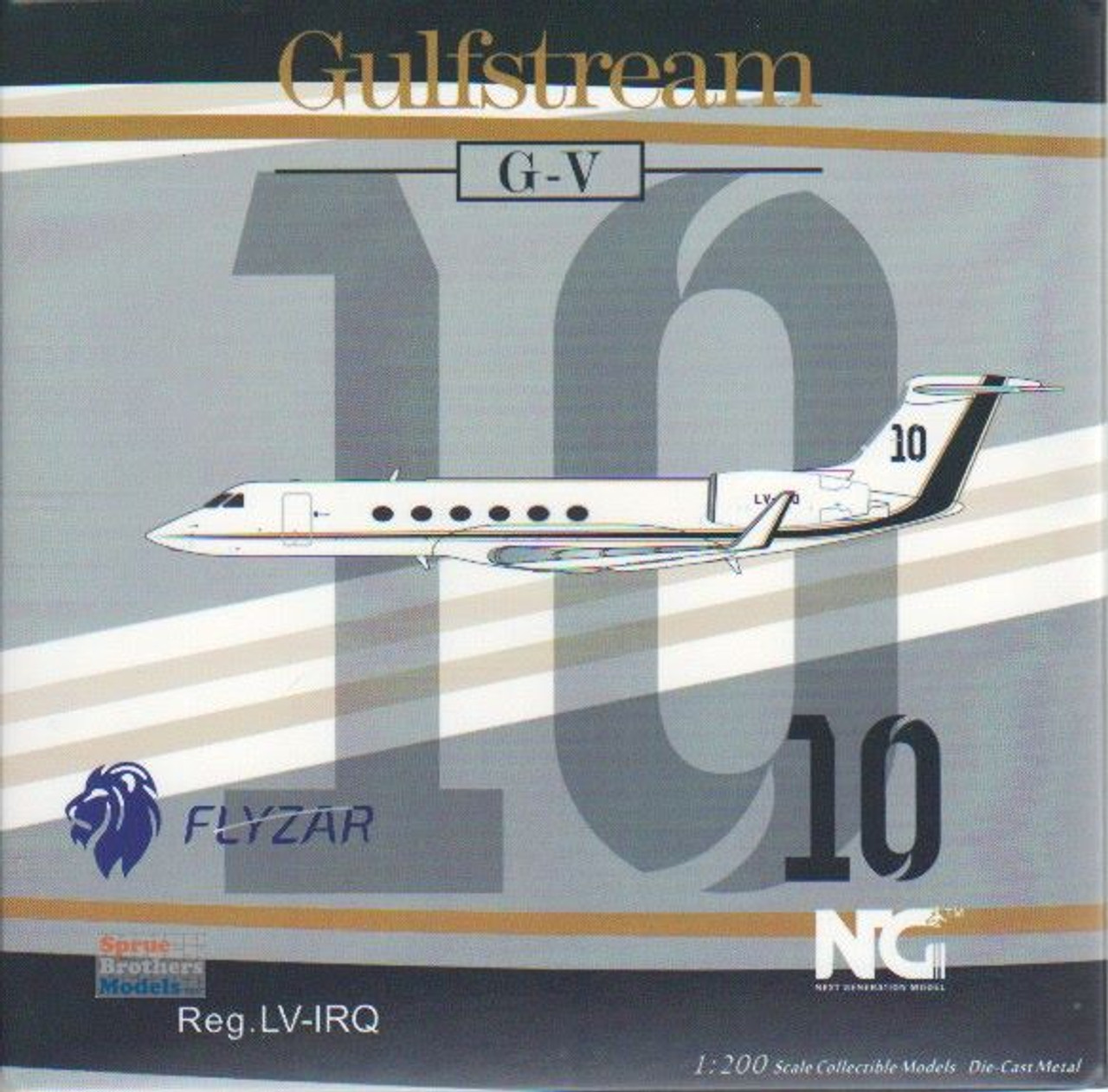 Private Gulfstream G-V Lionel Messi LV-IRQ 75019 1:200