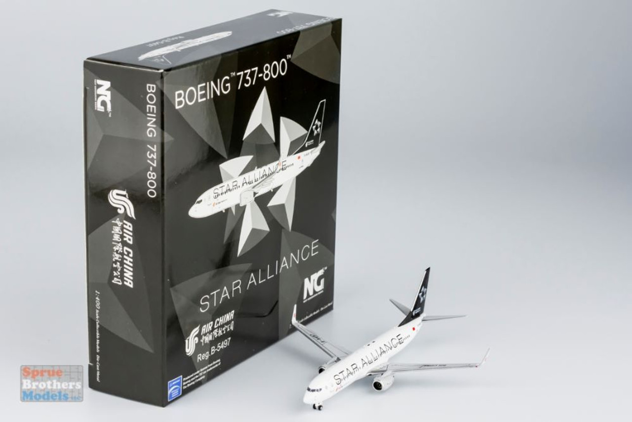 NGM58177 1:400 NG Model Air China B737-800(W) Reg #B-5497 Star