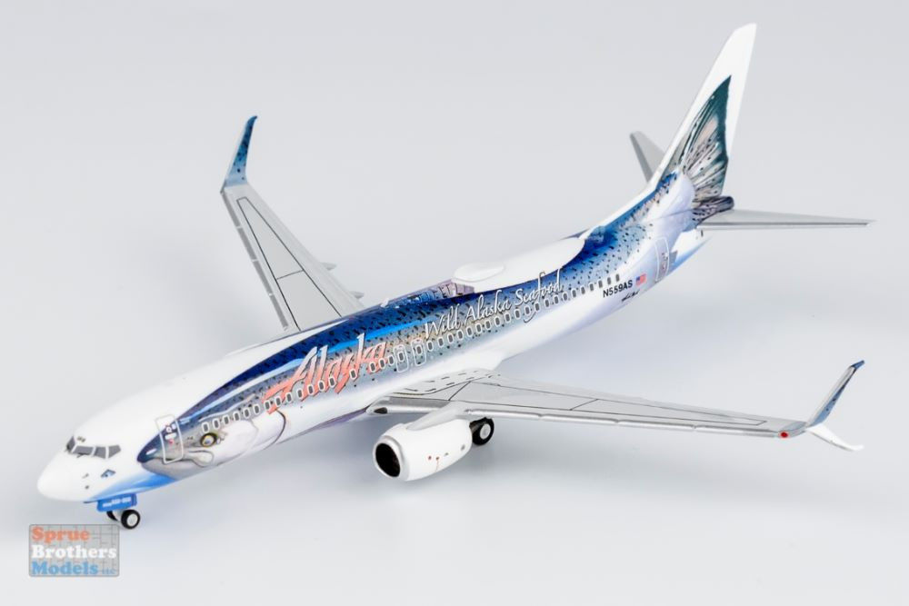 ノースリーブス ファーストアルバム 生産限定盤新品 NGM58167 1:400 NG Model Alaska Airlines B737-800(S) Reg #N559AS