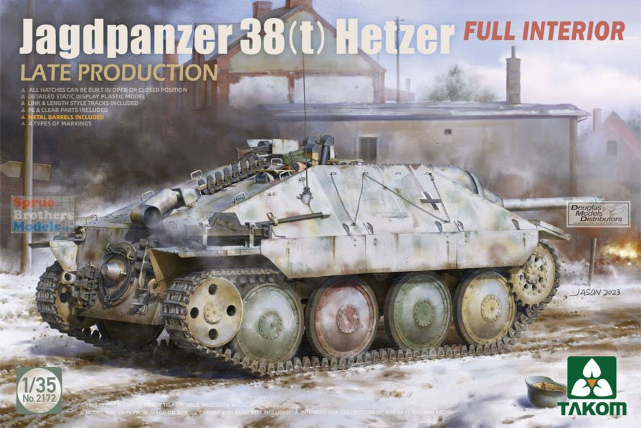 1/35プラモデル　フルインテリア再現Jagdpanzer 38 Hetzer 1/35プラモデル フルインテリア再現Jagdpanzer 38 Hetzer
