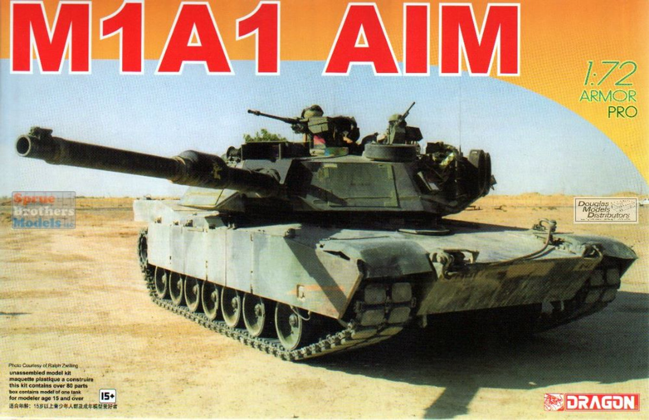 DML7614 1:72 Dragon M1A1 AIM Abrams - Sprue Brothers Models LLC