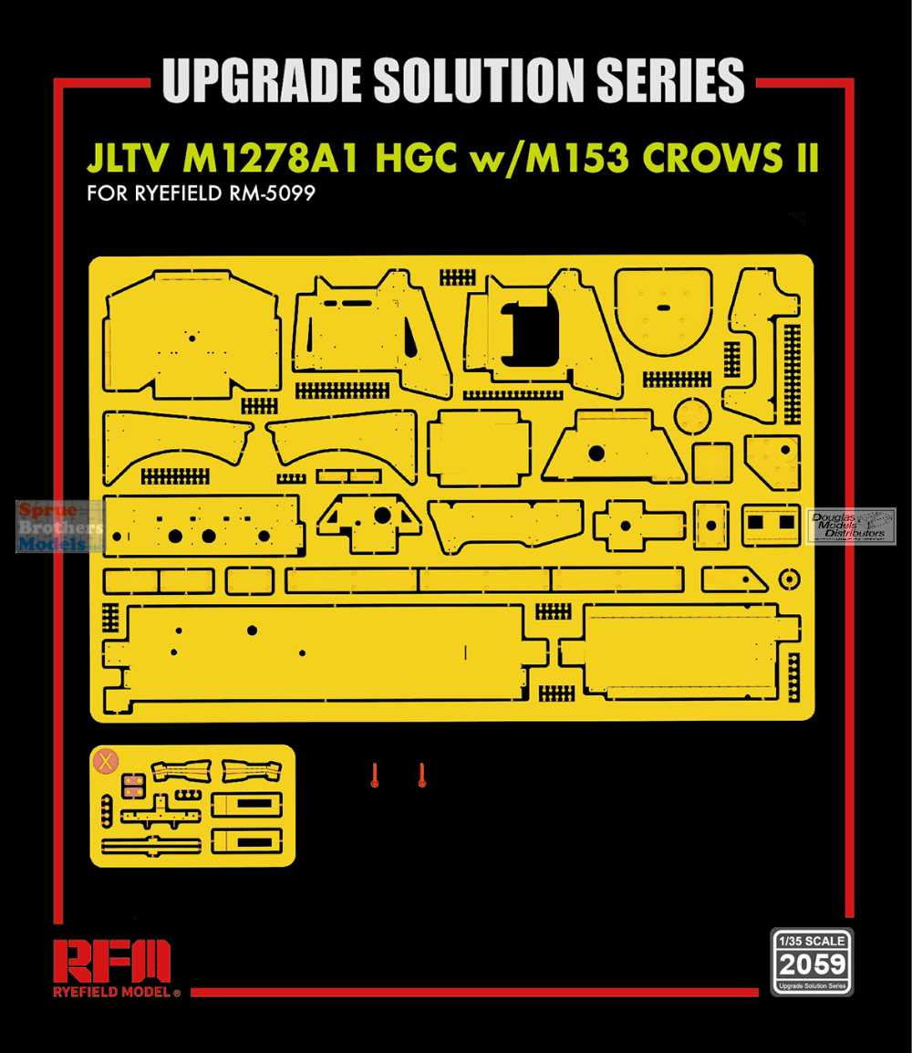 RFMRM2059 1:35 Rye Field Model JLTV M1278A1 HGC with M153 CROWS II
