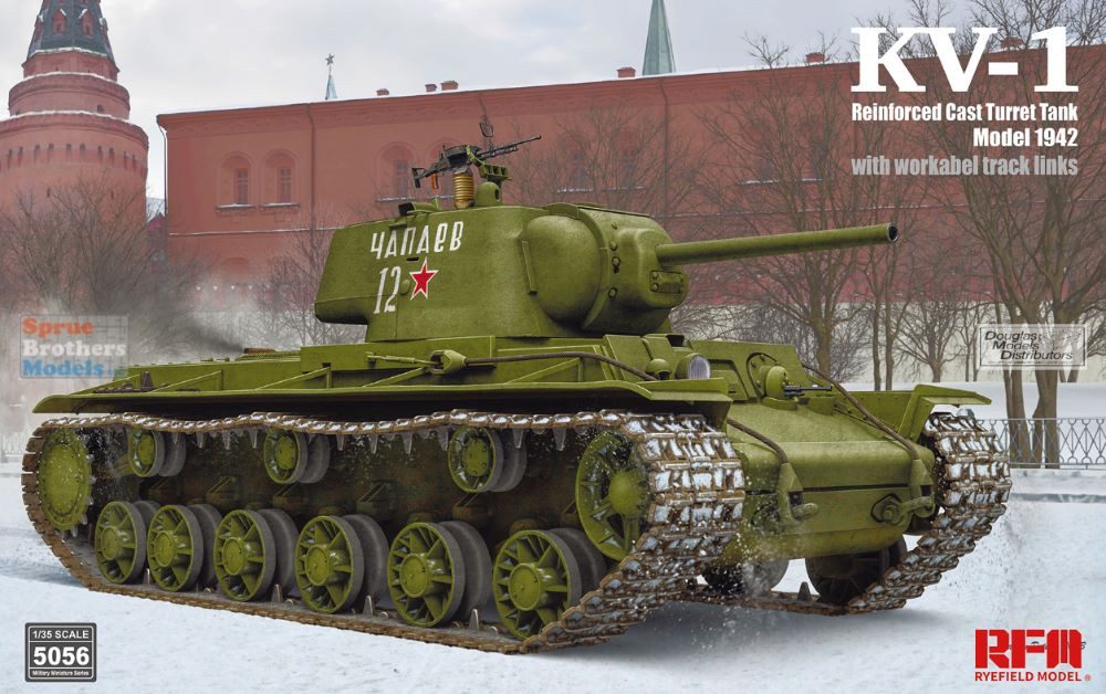 RFMRM5056 1:35 Rye Field Model KV-1 Reinforced Cast Turret Tank