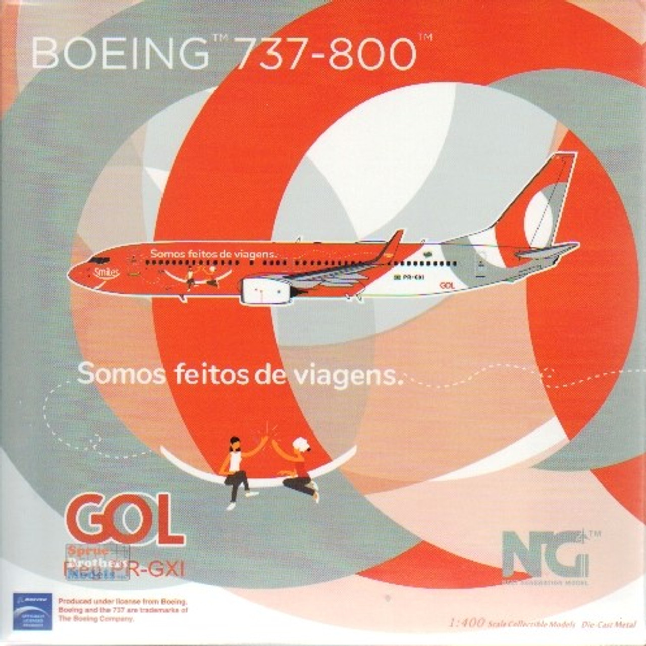 1/144 Scale Decal GOL 737-800