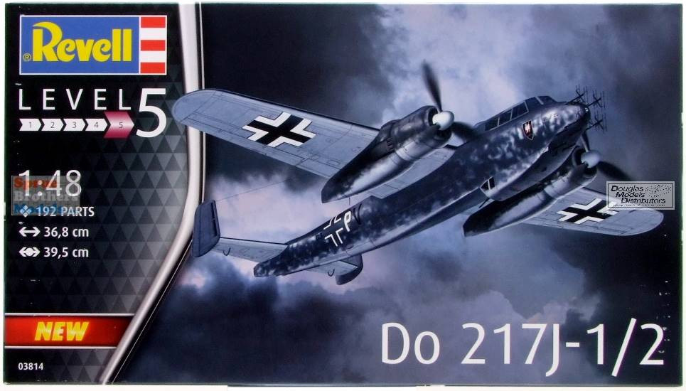 RVG03814 1:48 Revell Germany Do 217J-1/2 - Sprue Brothers Models LLC