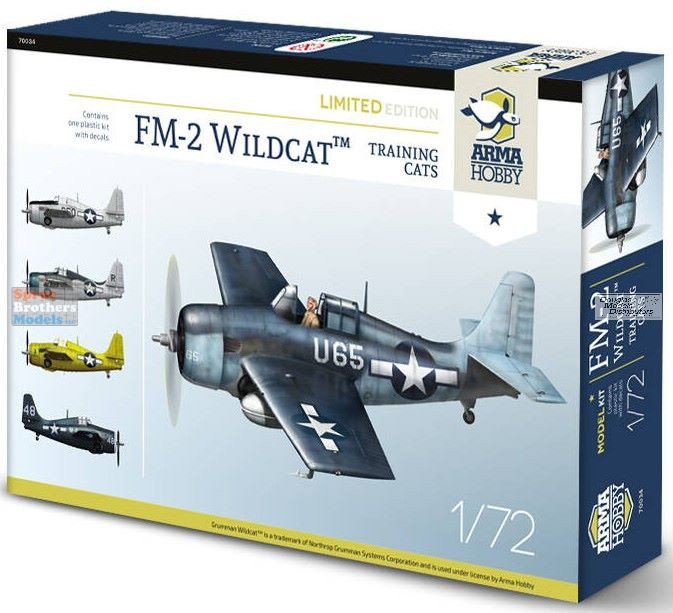 ARM70034 1:72 Arma Hobby FM-2 Wildcat 'Training Cats' - Sprue