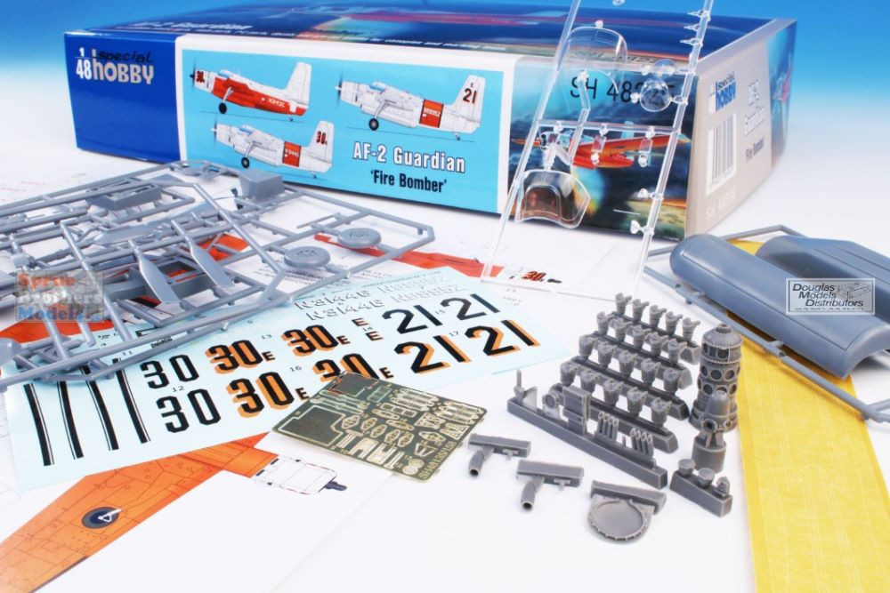 SPH48225 1:48 Special Hobby AF-2 Guardian 'Fire Bomber' - Sprue