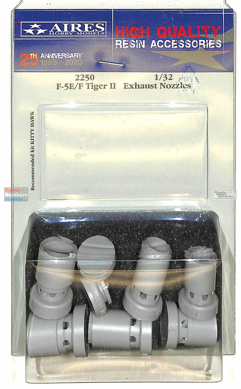 ARS2250 1:32 Aires F-5E F-5F Tiger II Exhaust Set (KTH kit