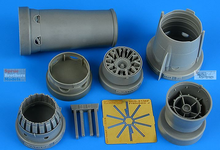 ARS2269 1:32 Aires MiG-21MF Fishbed Exhaust Nozzle - Opened (TRP