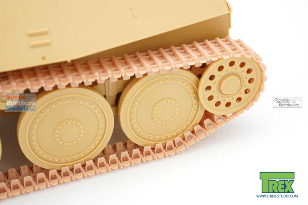 TRXTR85064-1 1:35 TRex - Hetzer Tracks Type 1 (TAM kit) - Sprue