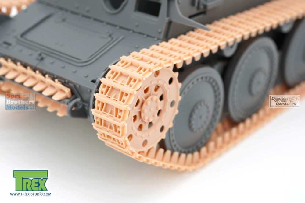 TRXTR85076-1 1:35 TRex - Pz.Kpfw.38(t) Tracks Early Type (TAM kit