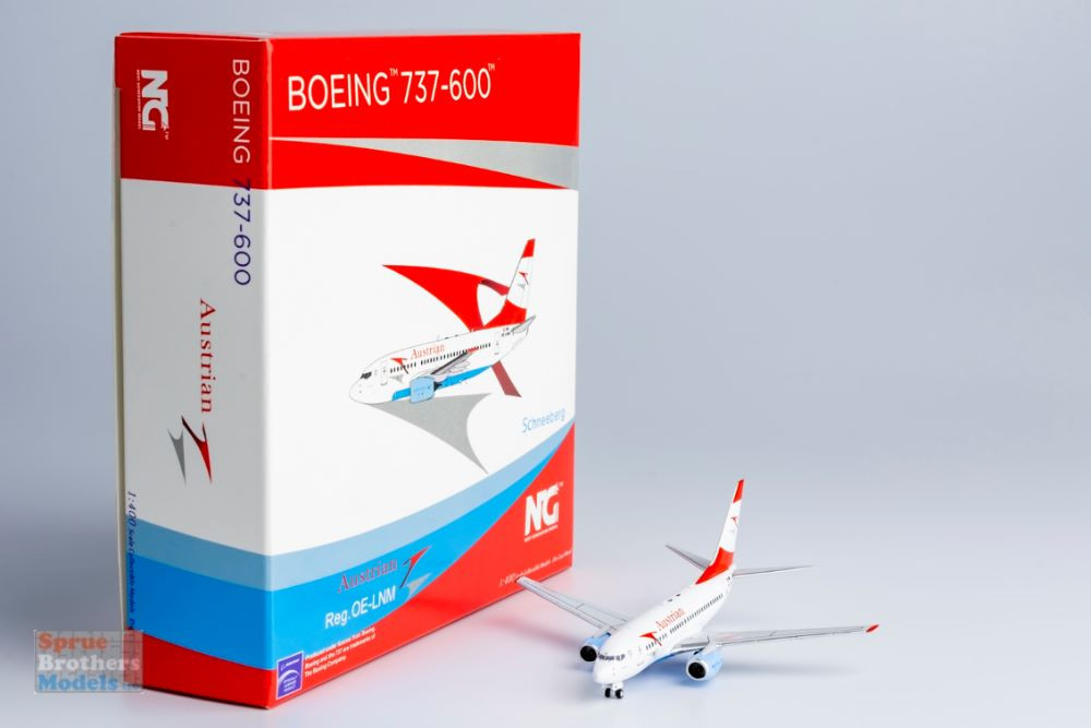 NGM76016 1:400 NG Model Austrian Airlines B737-600 Reg #OE-LNM