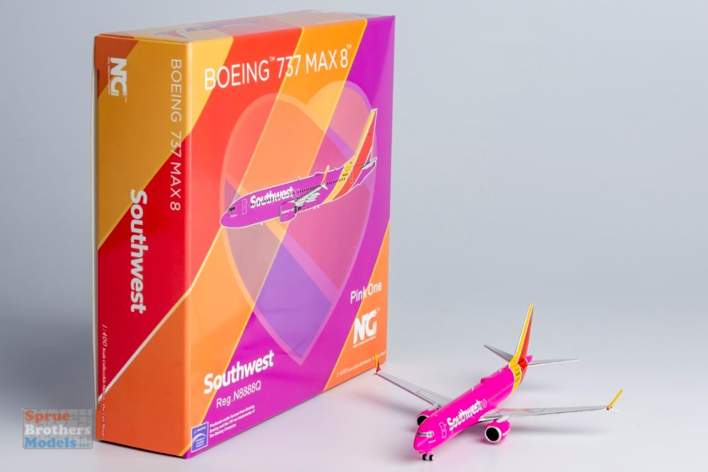NGM88015 1:400 NG Model Southwest Airlines B737 Max8 Reg #N8888Q