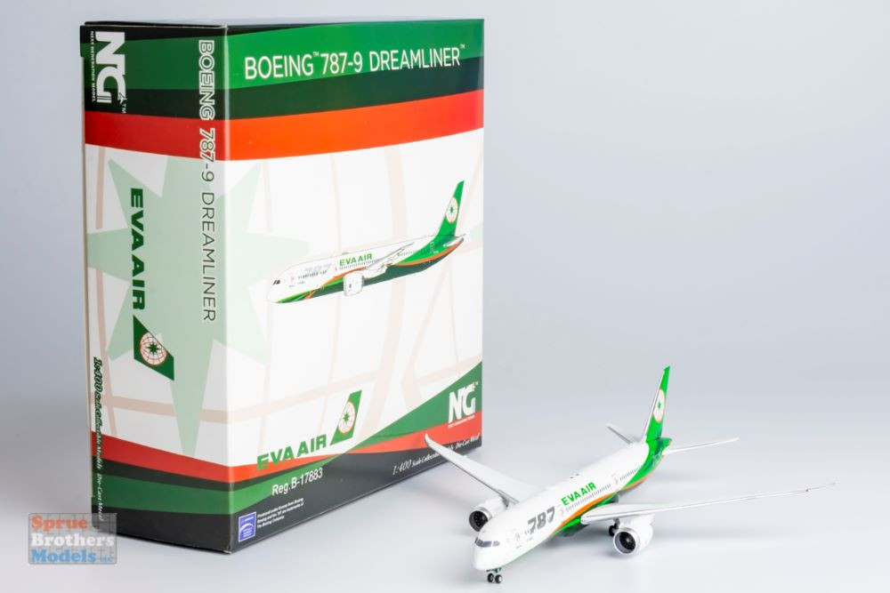 NGM55108 1:400 NG Model EVA Airways B787-9 Reg #B-17883 (pre