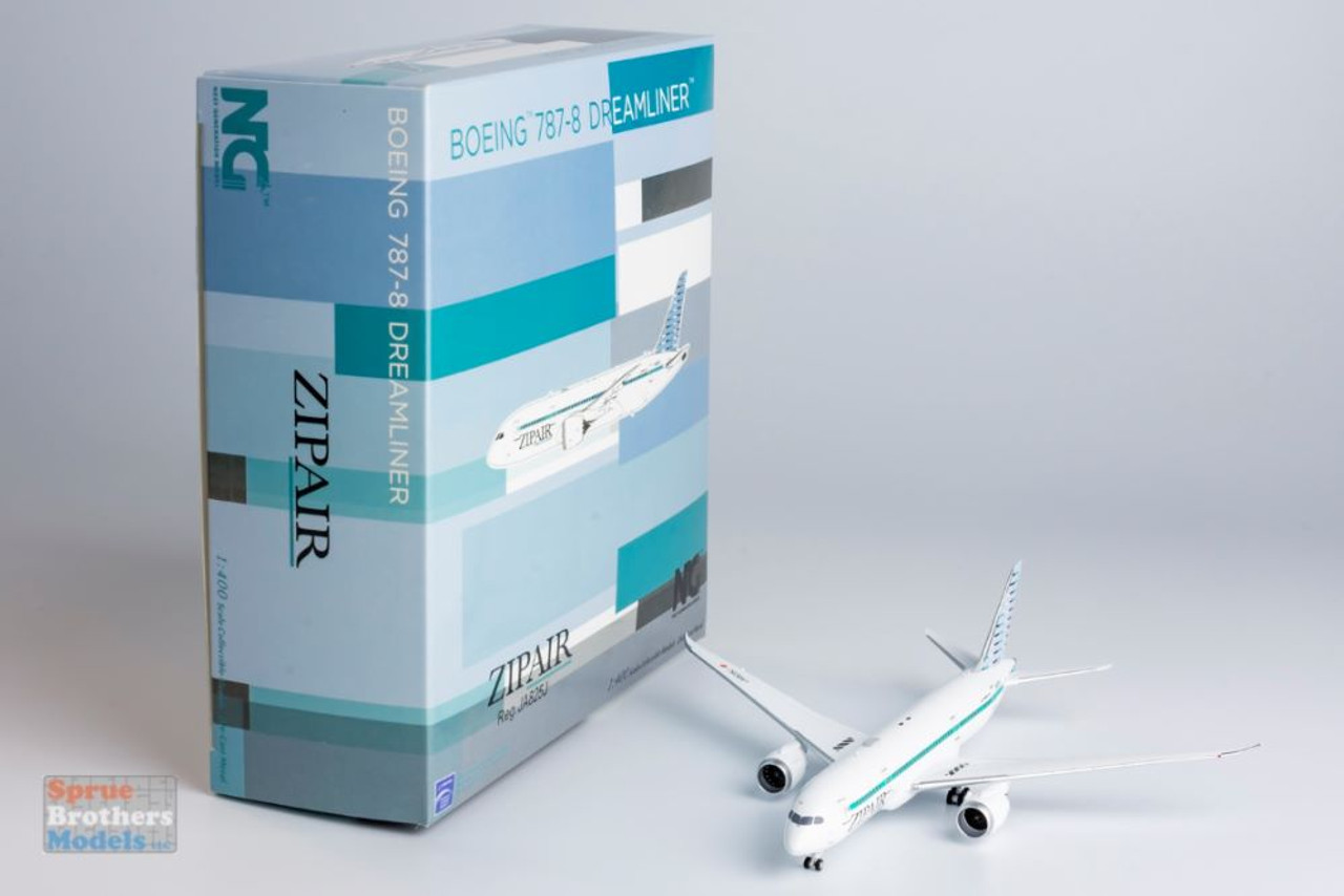 NGM59017 1:400 NG Model ZipAir Tokyo B787-8 Reg #JA825J  (pre-painted/pre-built)