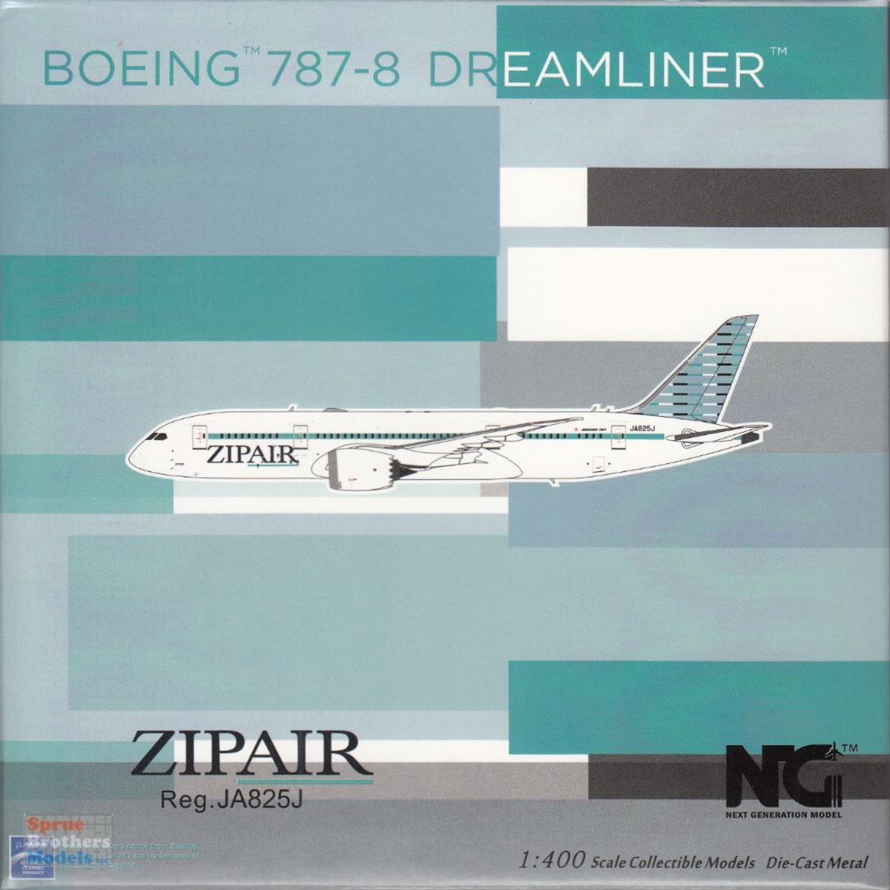 ZIPAIR 787-8 ジップエアー JA825J NG 1:400-