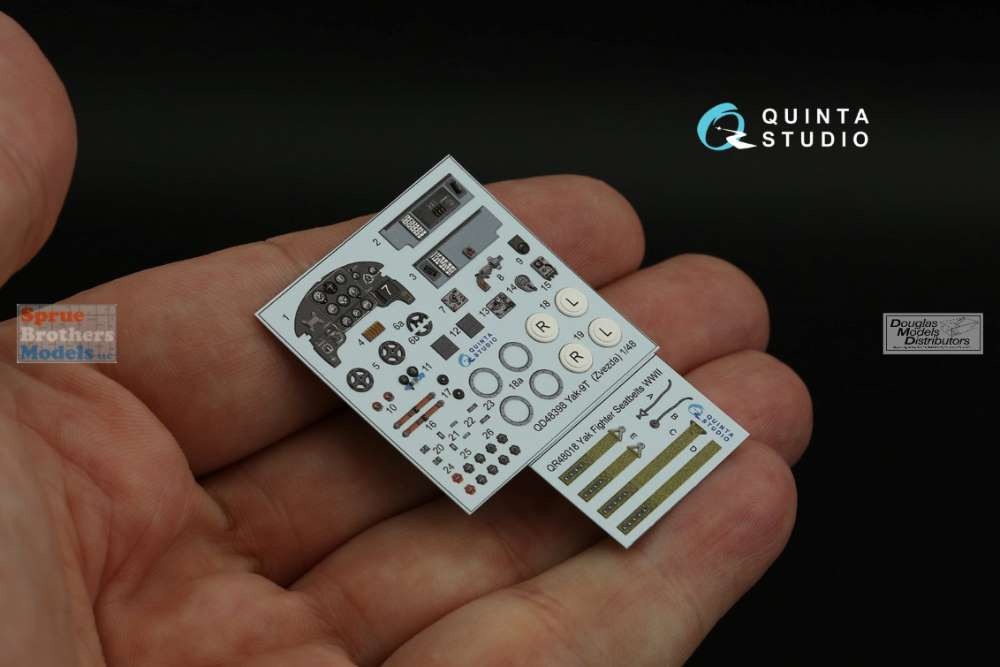 QTSQD48398 1:48 Quinta Studio Interior 3D Decal - Yak-9T (ZVE kit