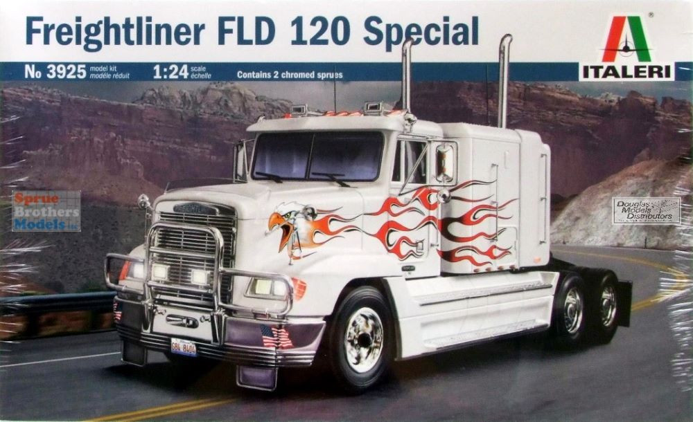 ITA3925 1:24 Italeri Freightliner FLD 120 Special - Sprue Brothers