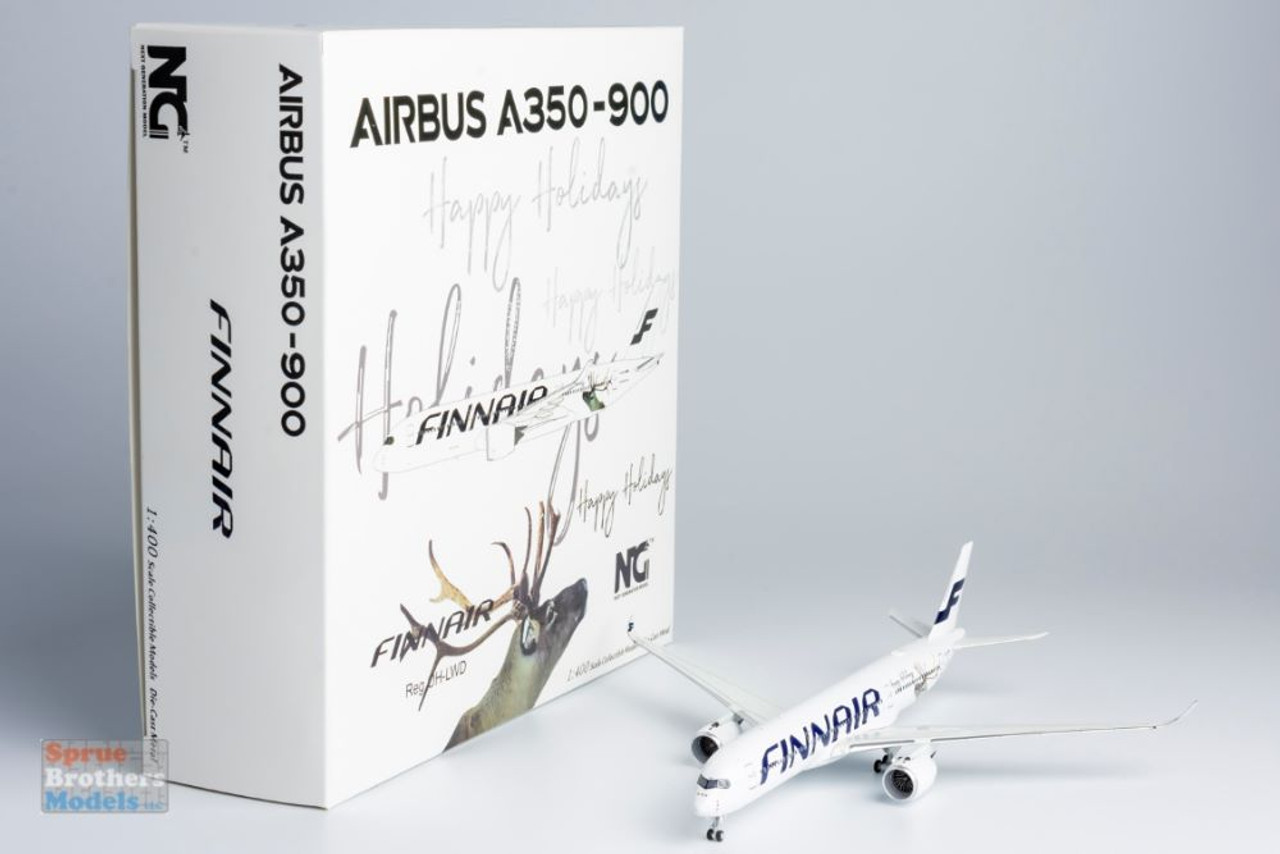 NGM39048 1:400 NG Model FinnAir Airbus A350-900 Reg #OH-LWD Happy Holiday  #2 (pre-painted/pre-built)