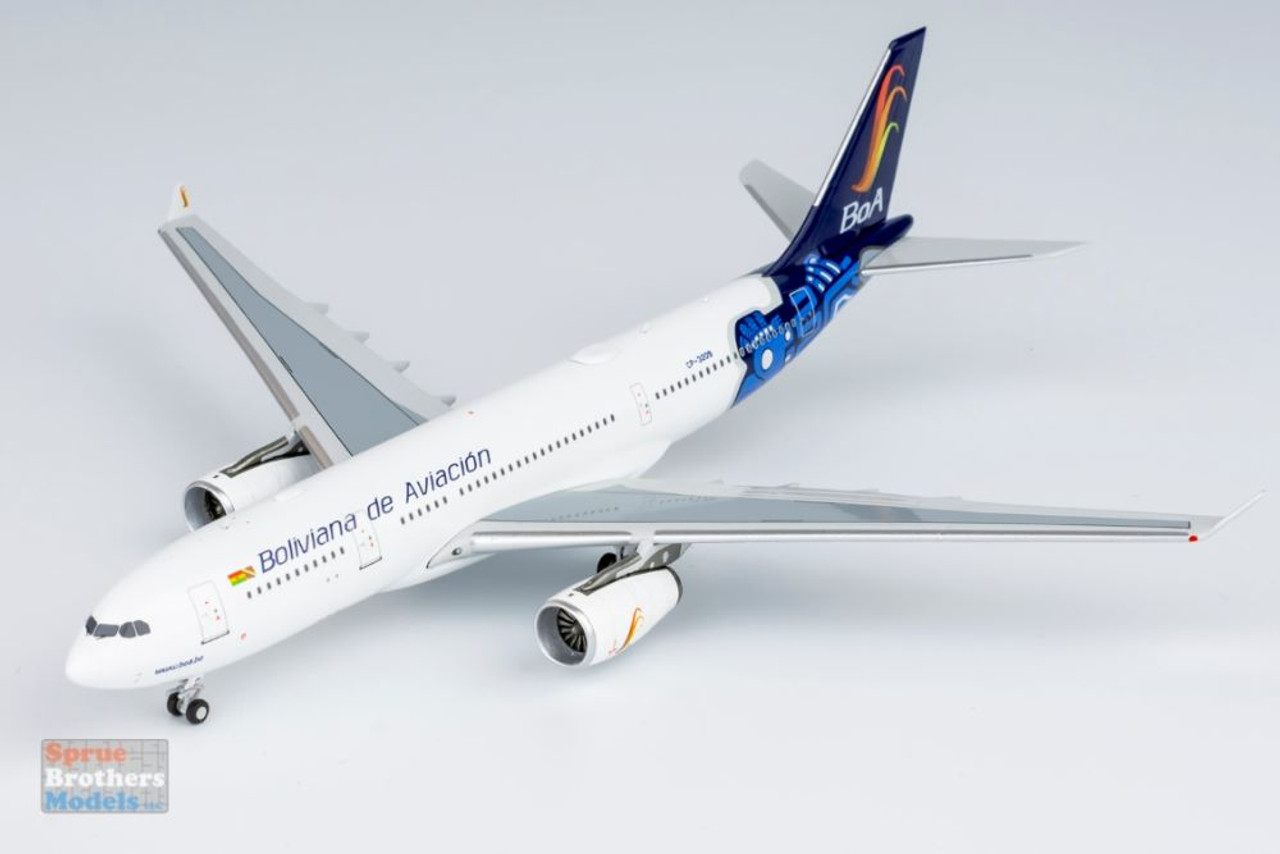 NGM61061 1:400 NG Model Boliviana de Aviacion Airbus A330-200 Reg #CP-3209  (pre-painted/pre-built)