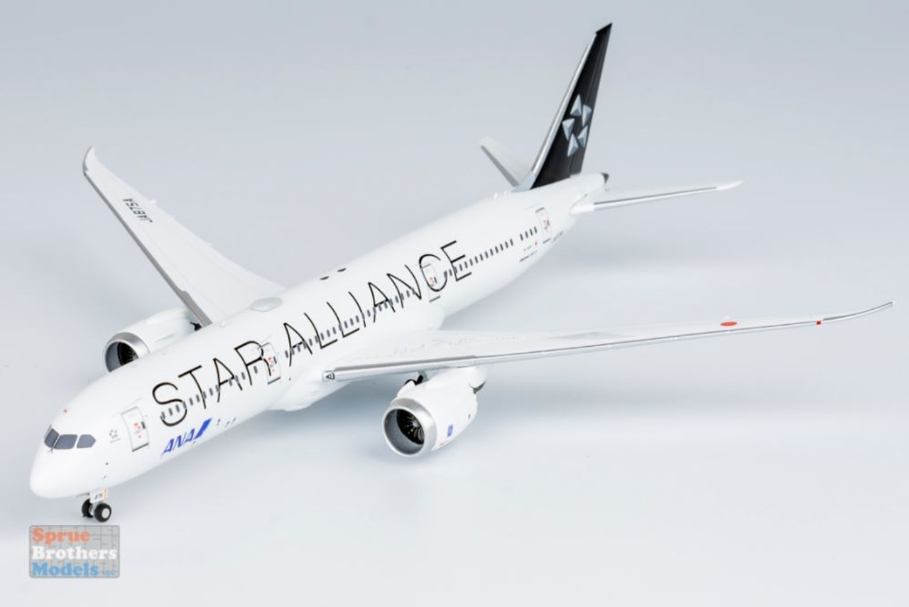 NGM55112 1:400 NG Model ANA B787-9 Reg #JA875A Star Alliance  (pre-painted/pre-built)